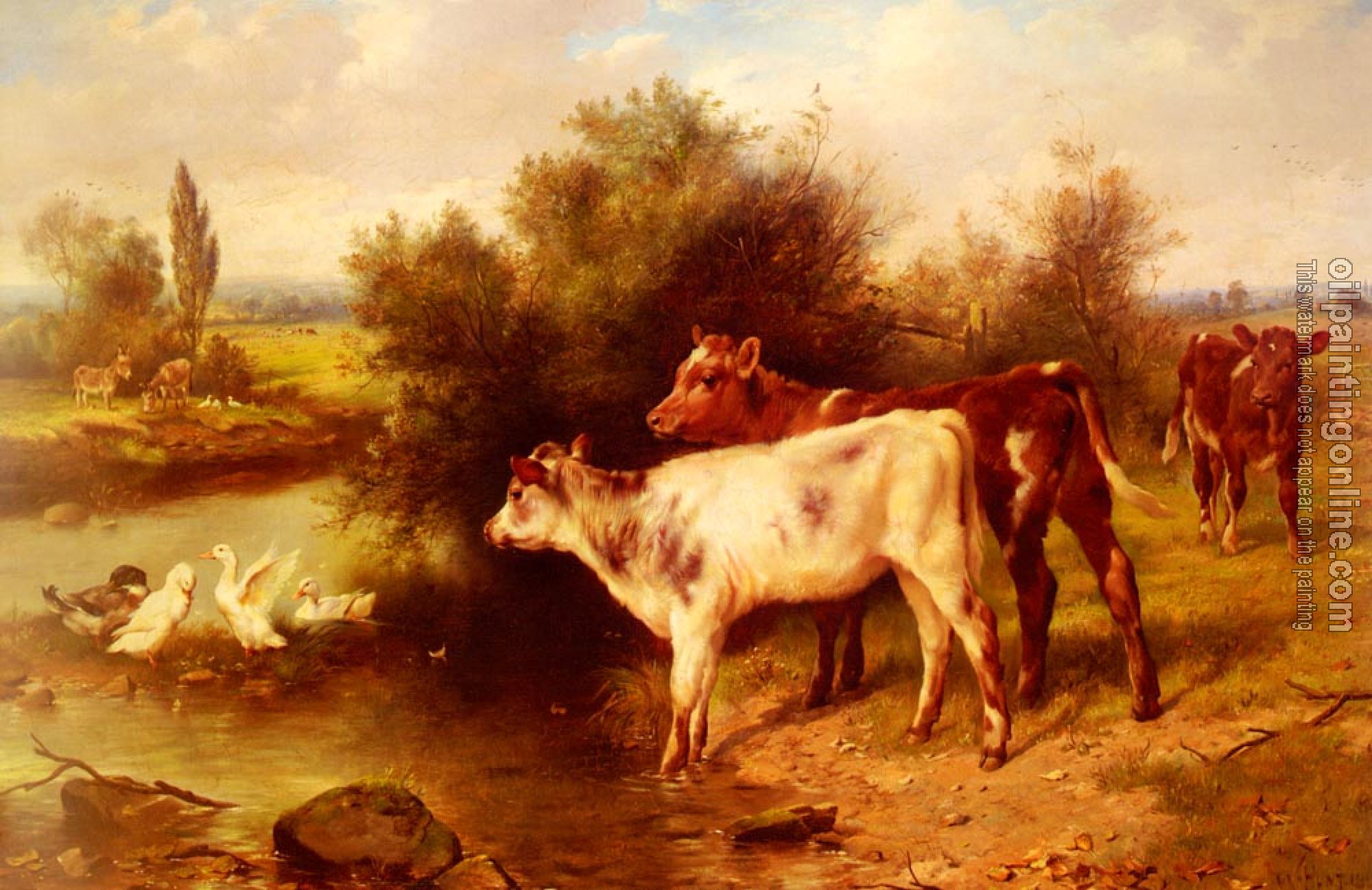 Hunt, Walter - Calves Watering